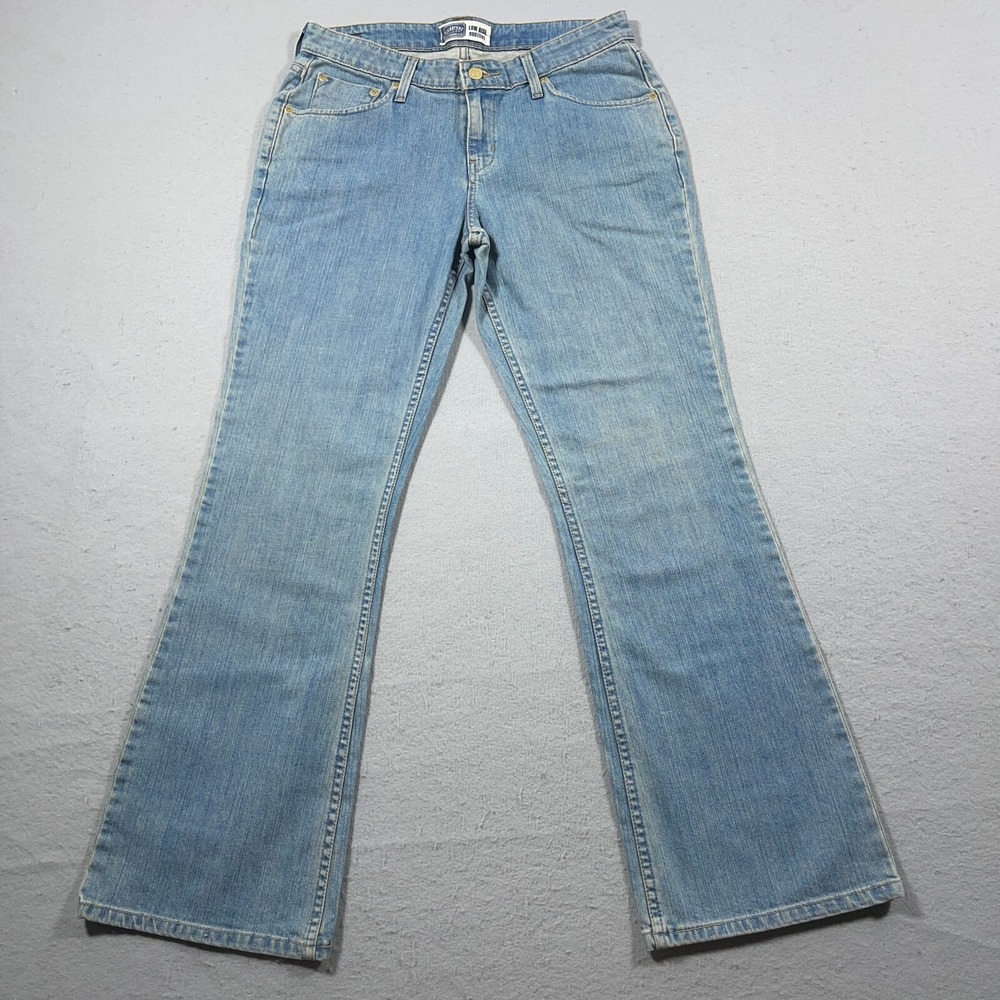 Levi Jeans Women Size 10 Low Rise Bootcut Light Wash Denim Western Y2K 00s